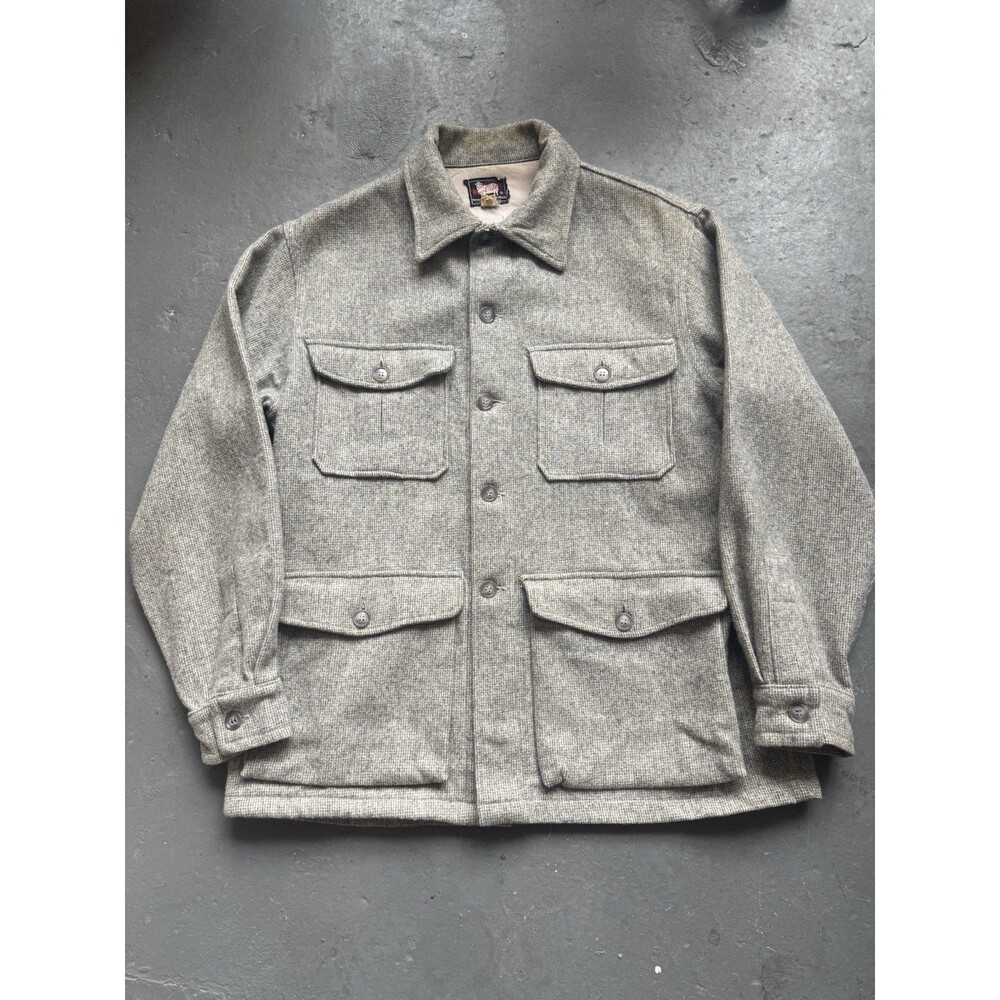 Vintage 50s Made in Usa Woolrich Wool Field Cruiser Jacket XL